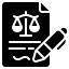 Legal test icon